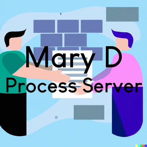Mary D, PA Process Servers in Zip Code 17952