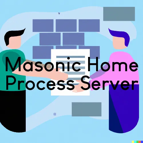 Masonic Home Process Server, “Chase and Serve“ 