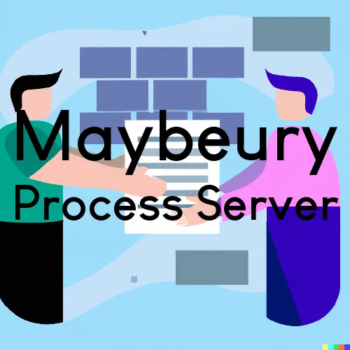 Maybeury, WV Process Servers in Zip Code 24861