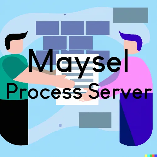 Maysel, WV Process Servers in Zip Code 25133