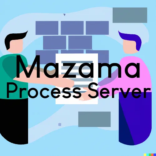 Mazama, Washington Process Servers and Field Agents