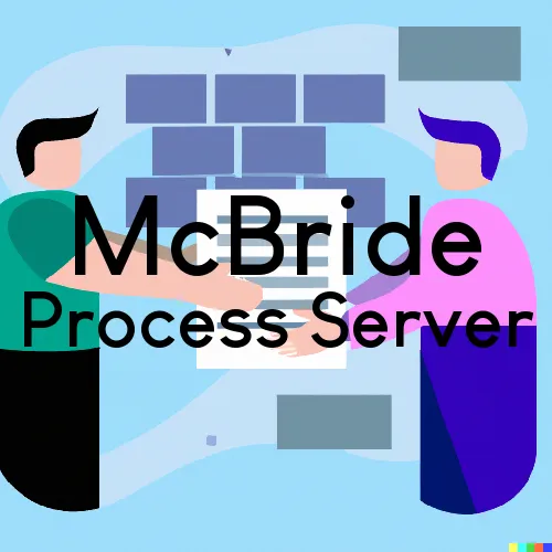 McBride, MO Process Servers in Zip Code 63776