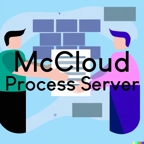McCloud, CA Process Servers and Courtesy Copy Messengers