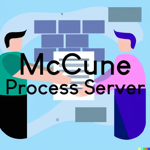 McCune, KS Process Servers and Courtesy Copy Messengers
