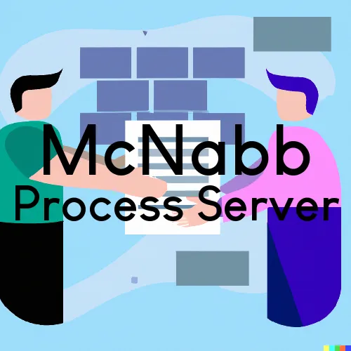 McNabb, IL Process Servers in Zip Code 61335