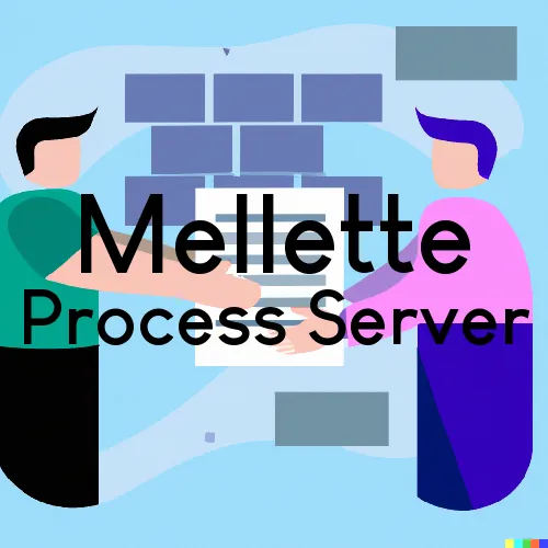 Mellette, South Dakota Process Servers