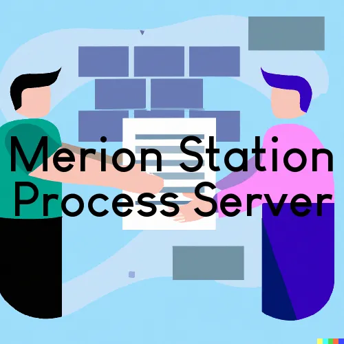 Merion Station, PA Process Servers in Zip Code 19066