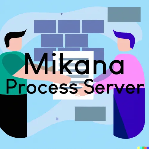 Mikana, Wisconsin Process Servers