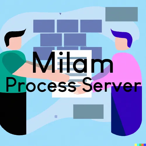 Milam, West Virginia Process Servers
