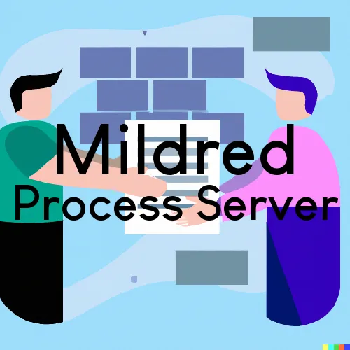 Mildred, Montana Process Servers