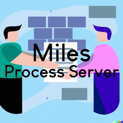 Miles, Texas Process Servers and Field Agents