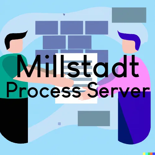 Millstadt, IL Process Server, “Thunder Process Servers“ 