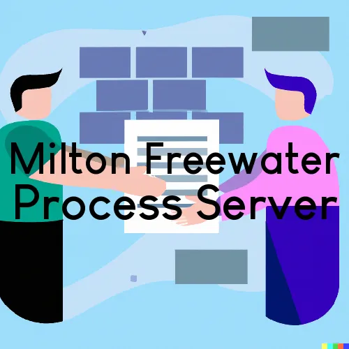 Milton Freewater, Oregon Process Servers and Field Agents