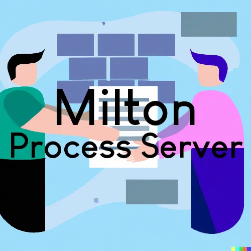 Process Servers in Milton, Vermont 