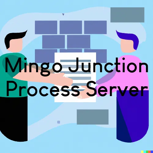 Mingo Junction, OH Process Servers in Zip Code 43938