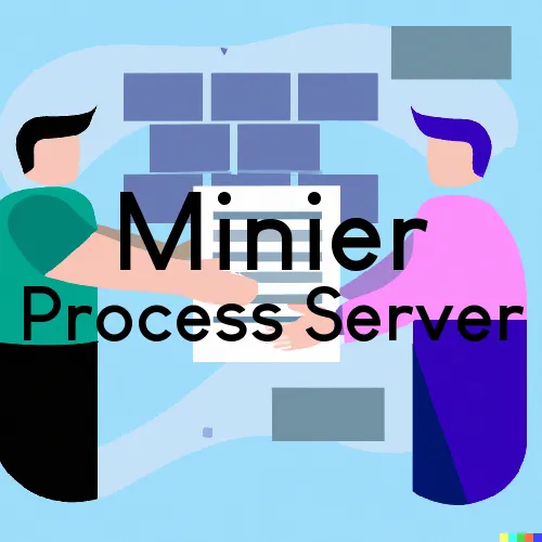 Minier, IL Process Servers in Zip Code 61759
