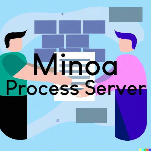 Minoa Process Server, “Allied Process Services“ 
