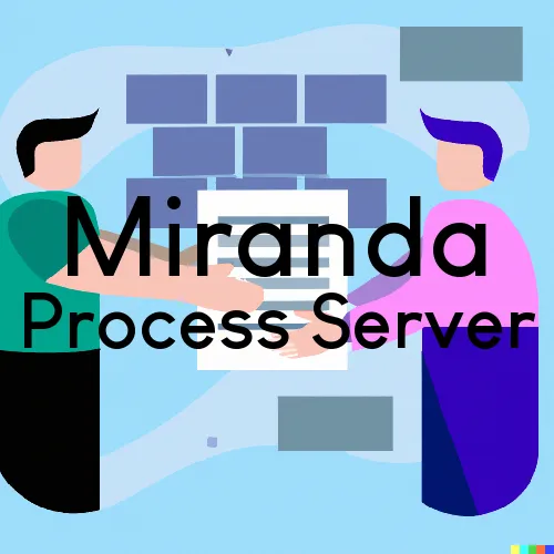 Miranda, California Process Servers