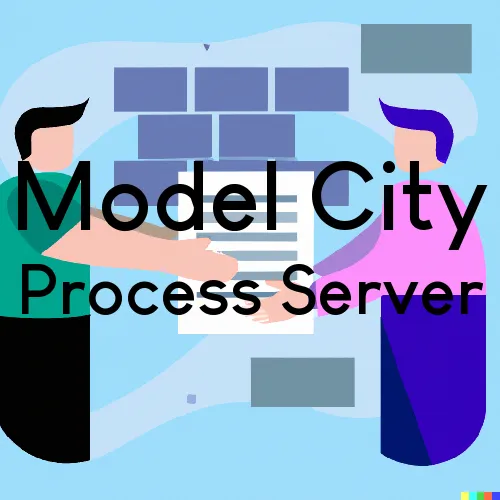 Model City, NY Process Server, “On time Process“ 