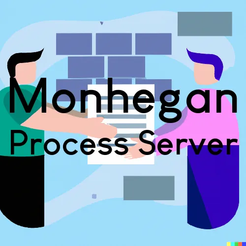 Monhegan, ME Process Server, “Process Support“ 
