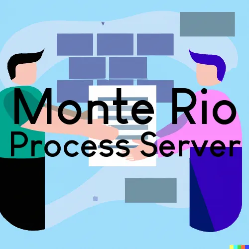 Monte Rio, CA Process Servers and Courtesy Copy Messengers