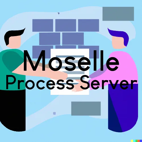 Moselle, MS Process Servers in Zip Code 39459