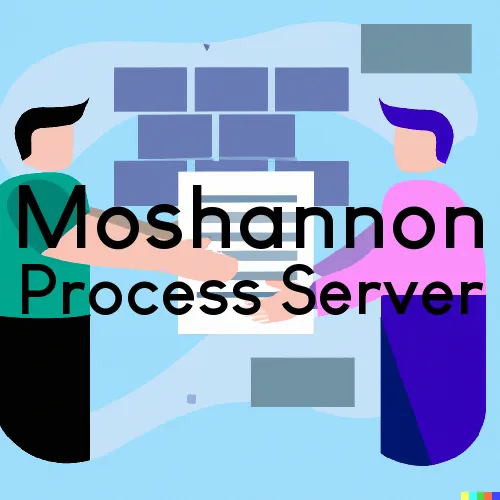 Moshannon, PA Process Servers in Zip Code 16859