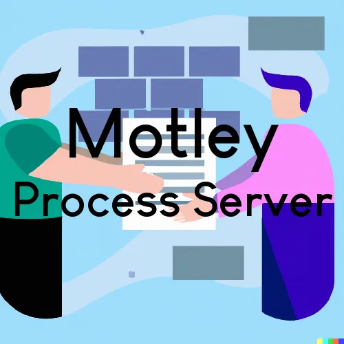 Motley, MN Process Servers in Zip Code 56466