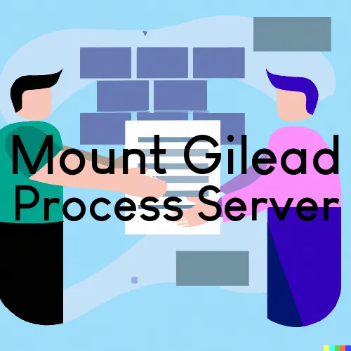 Mount Gilead, North Carolina Process Servers and Field Agents