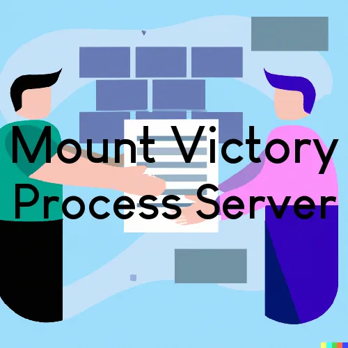 Mount Victory, Ohio Process Servers