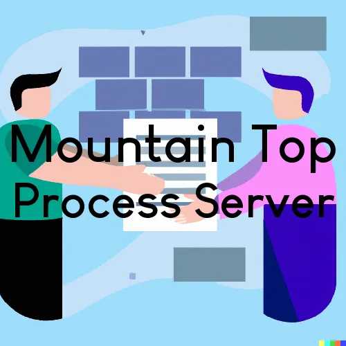 Mountain Top, PA Process Servers in Zip Code 18707