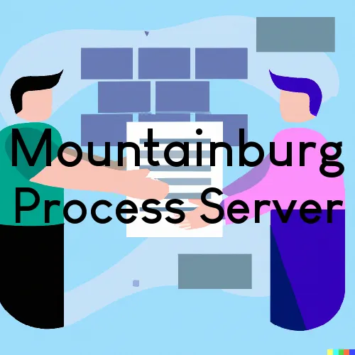 Mountainburg Process Server, “Corporate Processing“ 