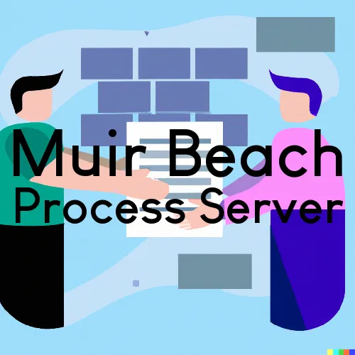 Muir Beach, CA Process Servers and Courtesy Copy Messengers