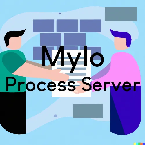 Mylo, North Dakota Process Servers