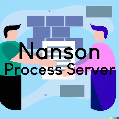 Nanson, ND Process Servers and Courtesy Copy Messengers