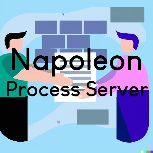 Courthouse Runner and Process Servers in Napoleon