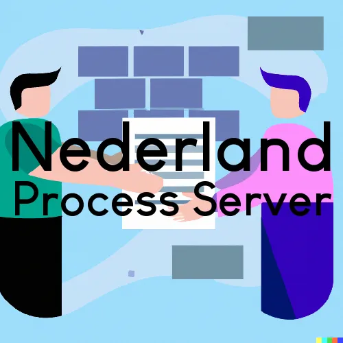 Process Servers in Nederland, Colorado 