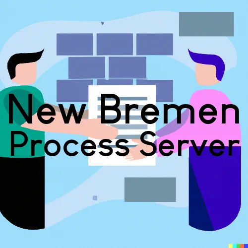 New Bremen Process Server, “On time Process“ 