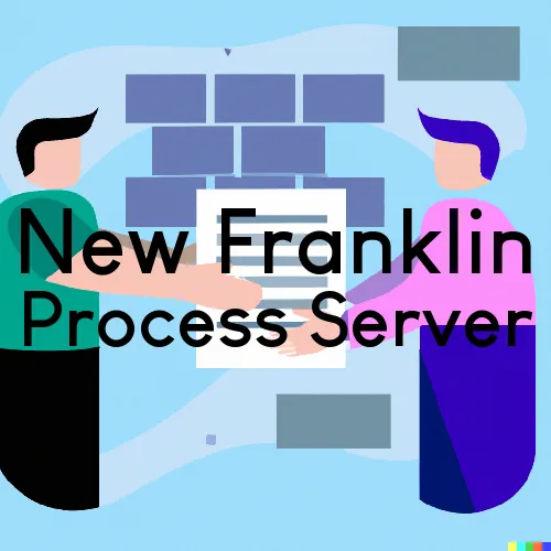 New Franklin, OH Process Servers and Courtesy Copy Messengers