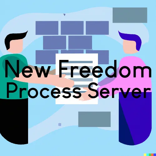 New Freedom, Pennsylvania Process Servers and Field Agents