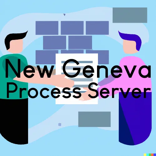 New Geneva, PA Process Serving and Delivery Services