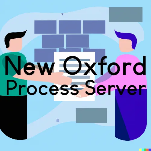 New Oxford Process Server, “Serving by Observing“ 