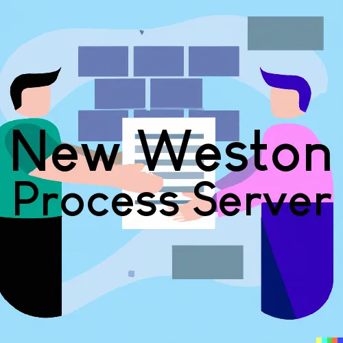 New Weston, OH Process Servers in Zip Code 45348