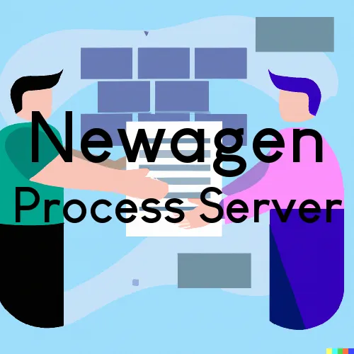 Newagen, ME Process Servers and Courtesy Copy Messengers