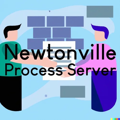 Newtonville Process Server, “Process Servers, Ltd.“ 