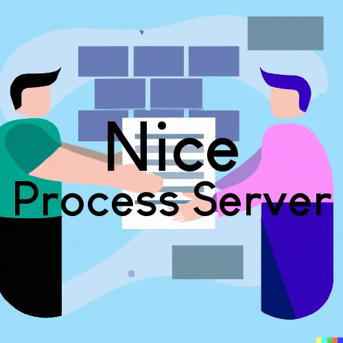 Nice, CA Process Serving and Delivery Services