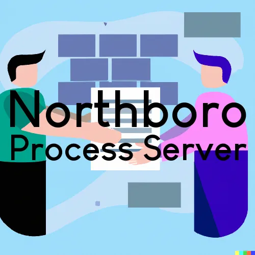 Northboro, IA Process Server, “Serving by Observing“ 