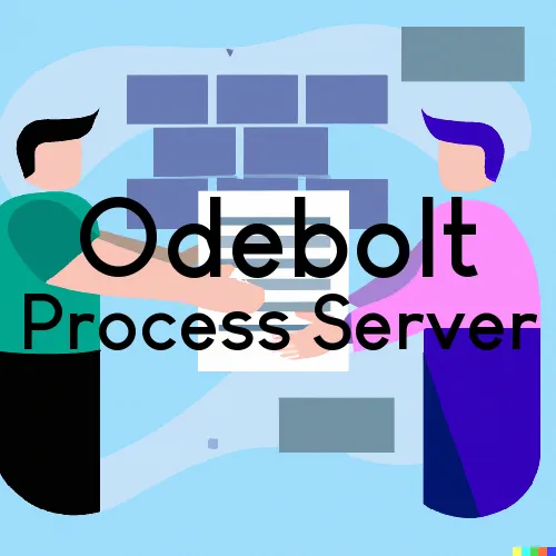 Odebolt, IA Process Server, “Serving by Observing“ 