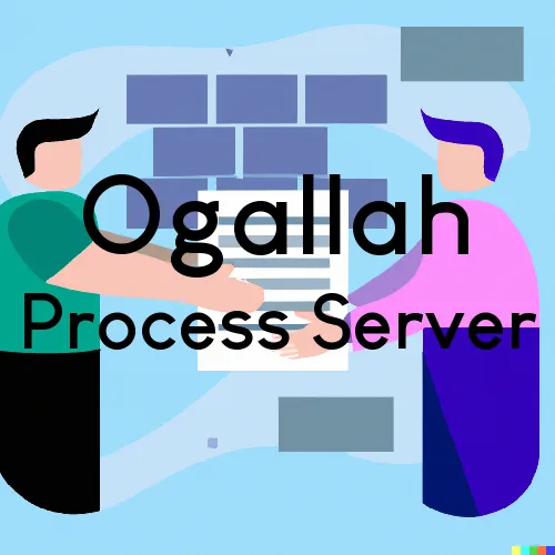 Ogallah, KS Process Server, “Serving by Observing“ 