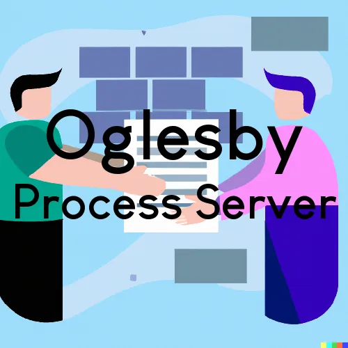 Oglesby Process Server, “Chase and Serve“ 